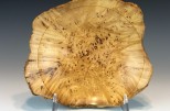 Maple burl #23-22 (9.5" wide x 2.25" high $95) VIEW 1