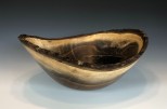 Black Walnut with bronze #49-08 (15" wide x 6.5" high SOLD) VIEW 3
