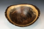 Black Walnut with bronze #49-08 (15" wide x 6.5" high SOLD) VIEW 4